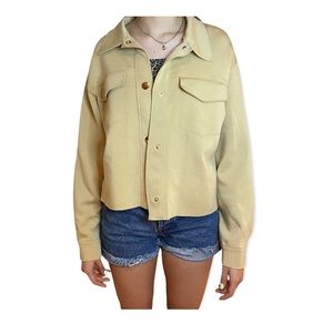 - JOIE Button‎ Down Cropped Jacket